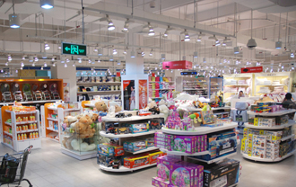 超市节能照明灯具，效果与环保并行